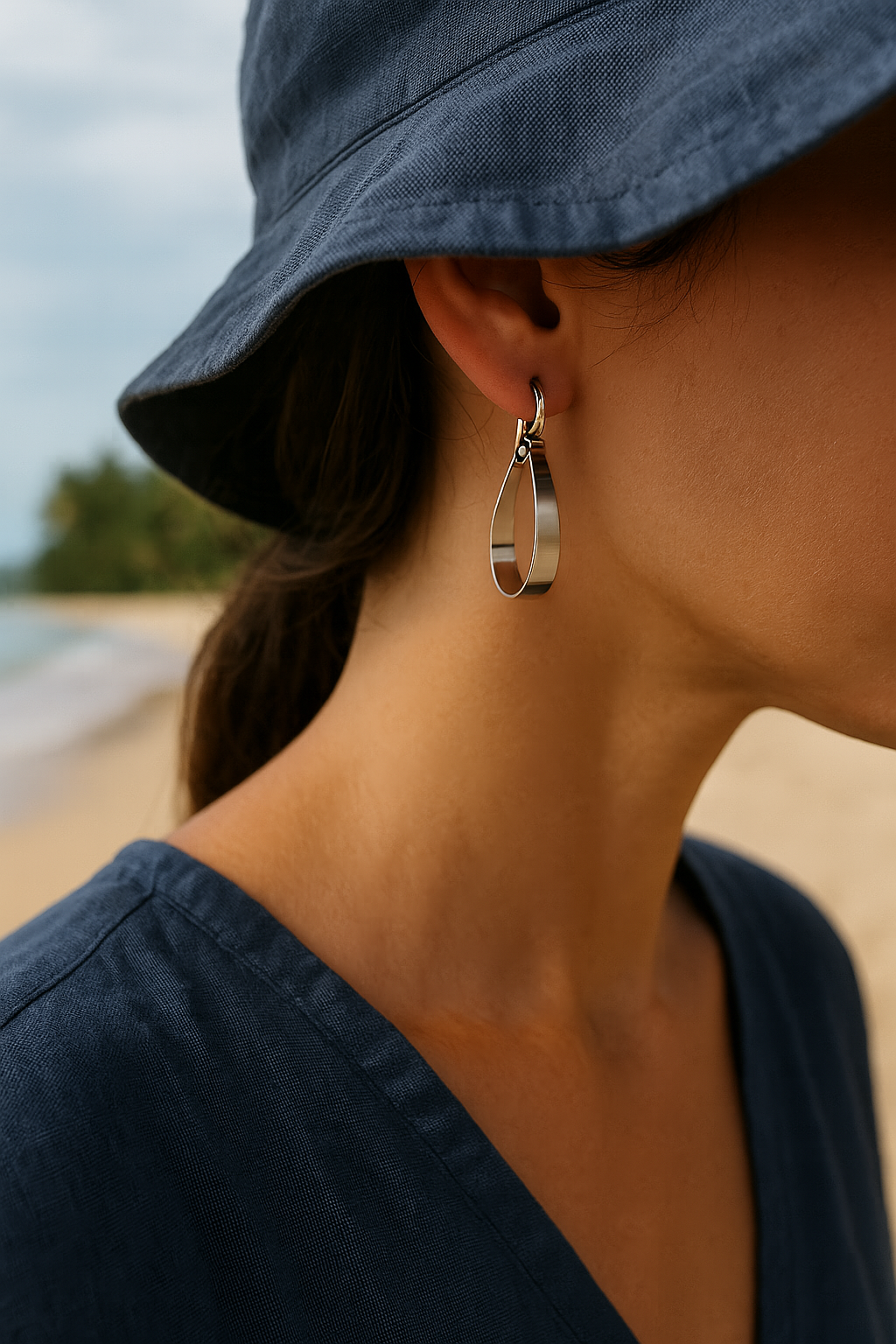 Silver Drift Earrings