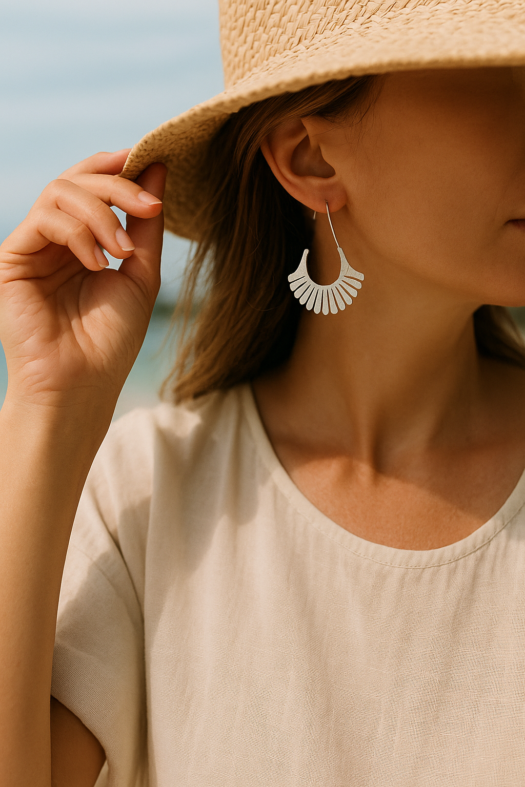 Palm Whisper Earrings